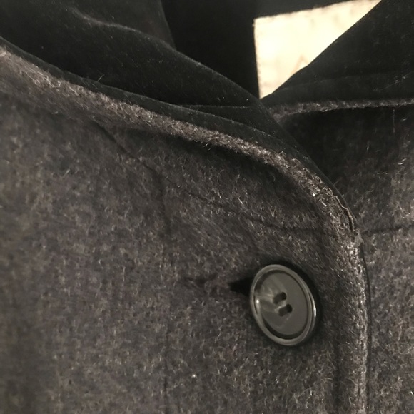 Vintage Hooded, Full-length, Wool Coat, sz 12 - Picture 11 of 12